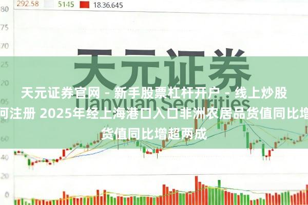 天元证券官网 - 新手股票杠杆开户 - 线上炒股配资如何注册 2025年经上海港口入口非洲农居品货值同比增超两成