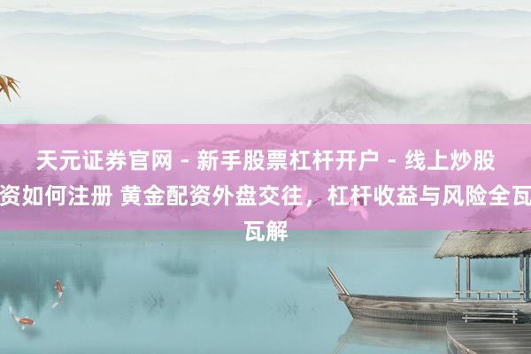 天元证券官网 - 新手股票杠杆开户 - 线上炒股配资如何注册 黄金配资外盘交往，杠杆收益与风险全瓦解